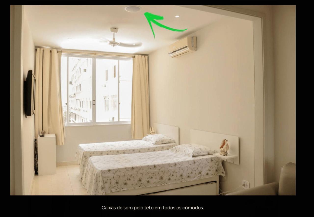 Copacabana Vista Mar Studio, Som Estéreo em Todos os Ambientes, Amplo, internet 120Mb Río de Janeiro Exterior foto